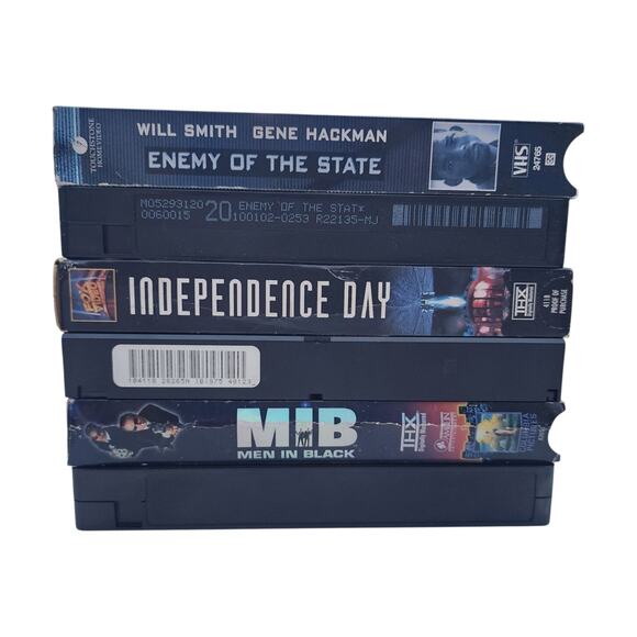 Will Smith VHS Tape Lot of 3 Enemy of the State Independence Day Men in Black - Picture 2 of 6